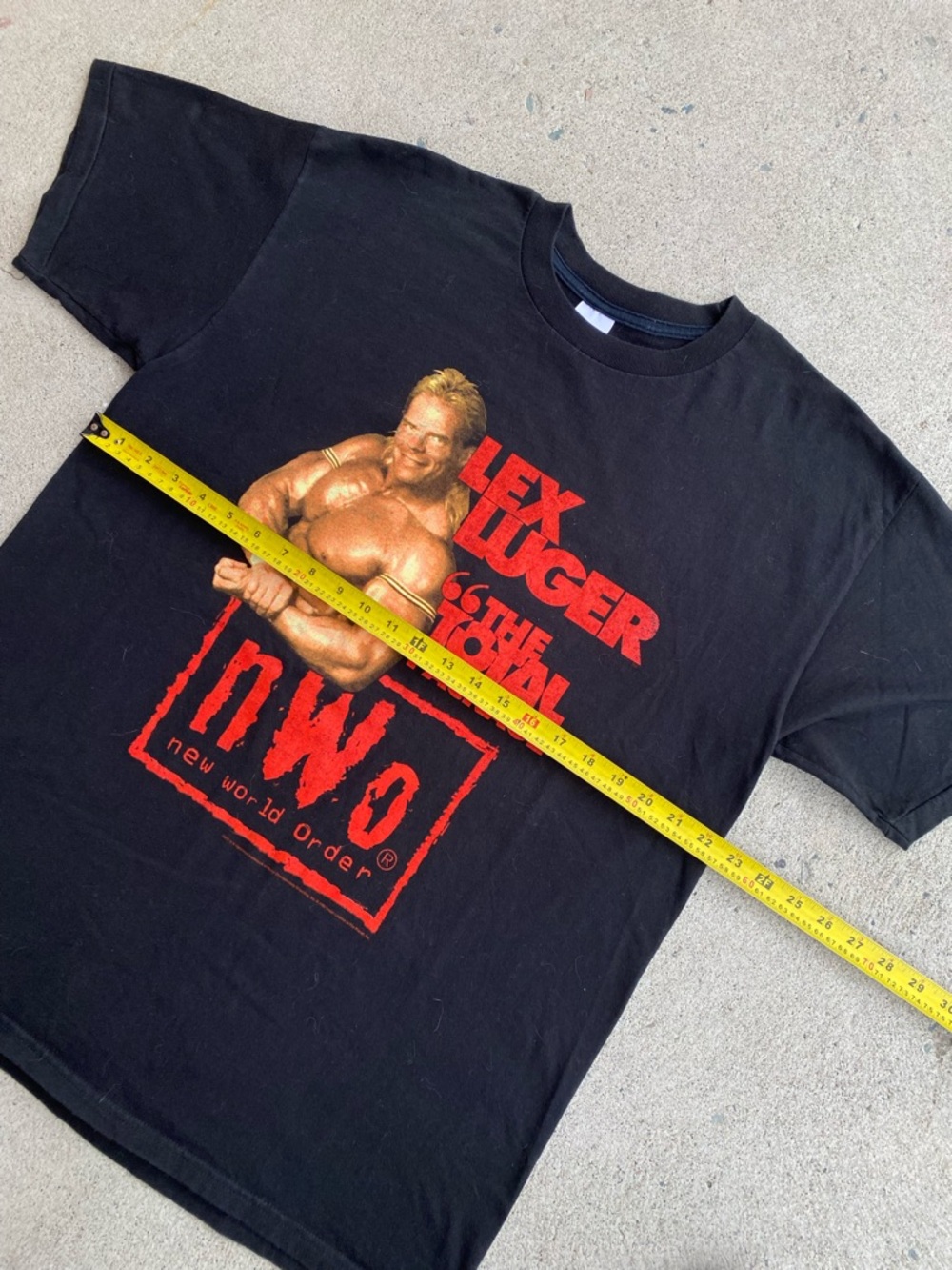 1998 Vintage nWo Alex Luger Wrestling Tee Shirt - Picture 7 of 7